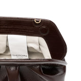 Clutch bios media in marrone Themoirè - donna 