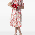 Clutch bios media in rosso Themoirè - donna 