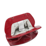 Clutch bios media in rosso Themoirè - donna 