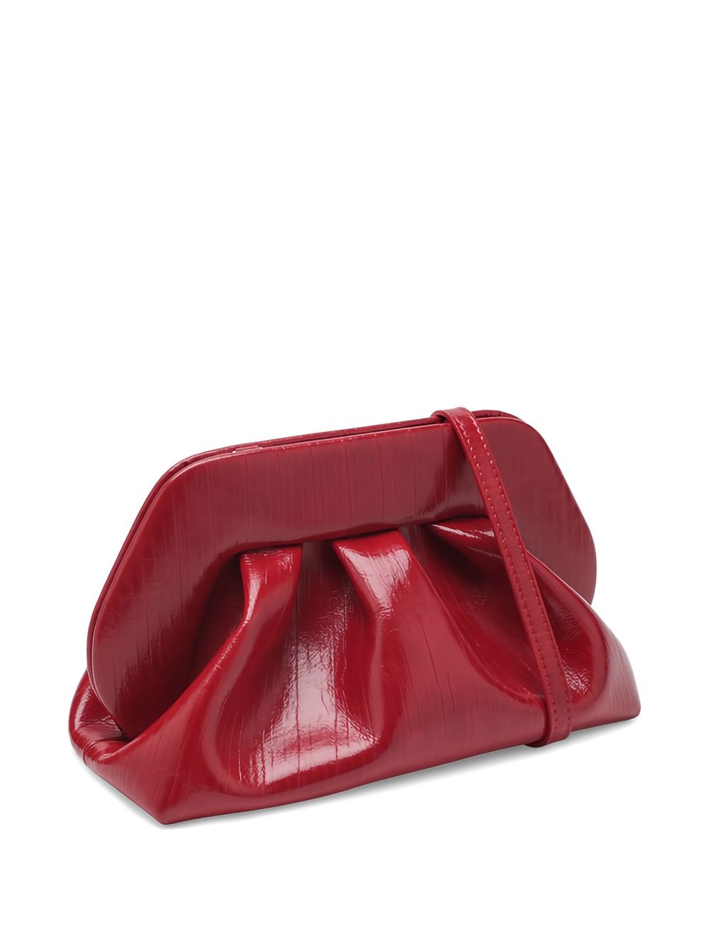 Clutch bios media in rosso Themoirè - donna 