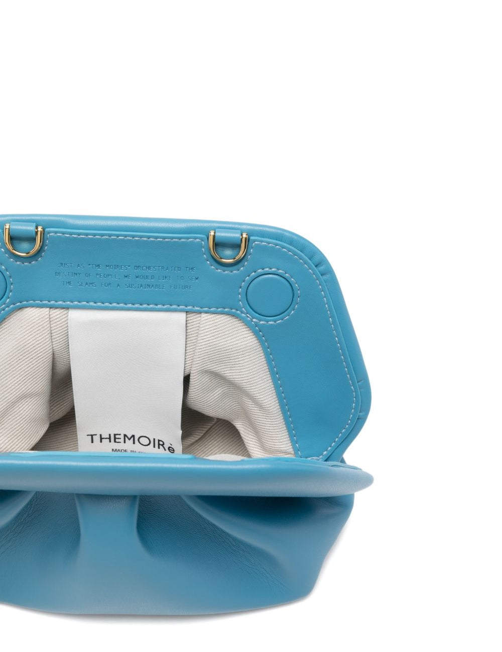 Clutch bios piccola in azzurro Themoirè - donna 
