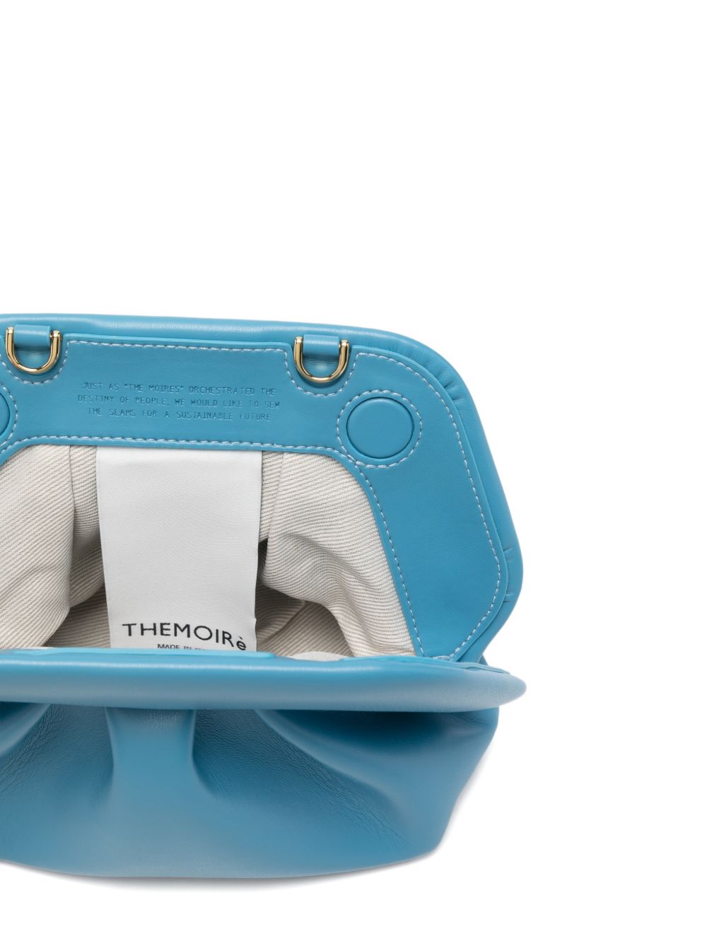 Clutch bios piccola in azzurro Themoirè - donna 