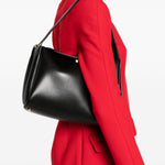 Borsa a spalla calipso in nero Themoirè - donna 