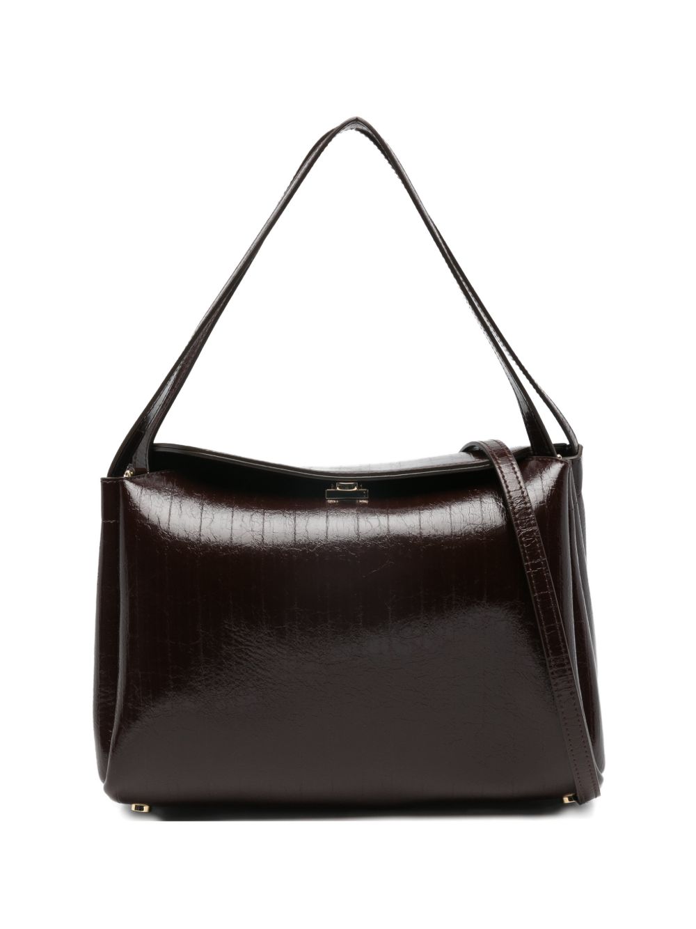Borsa a spalla calipso in marrone Themoirè - donna 