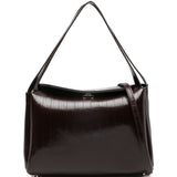 Borsa a spalla calipso in marrone Themoirè - donna 