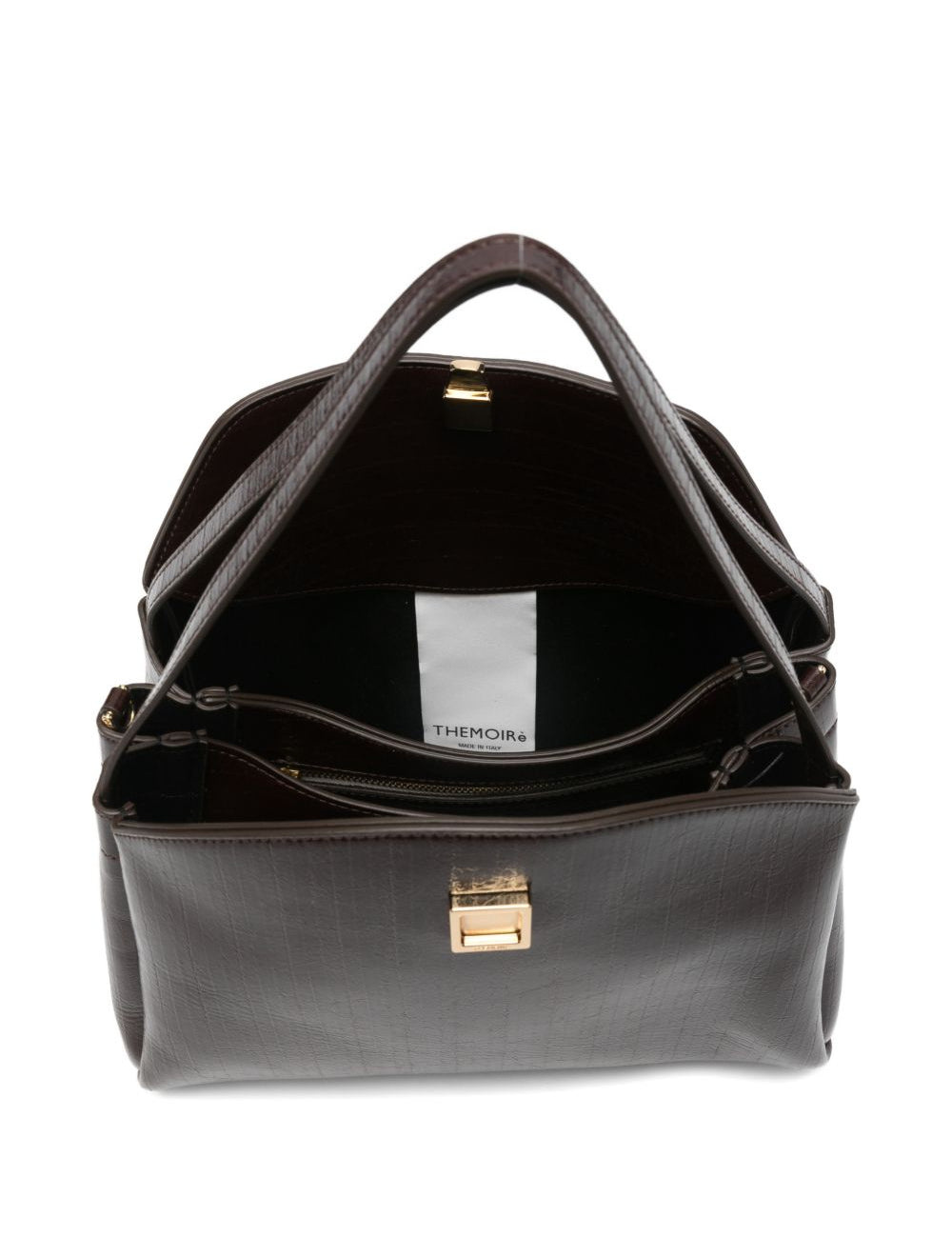 Borsa a spalla calipso in marrone Themoirè - donna 