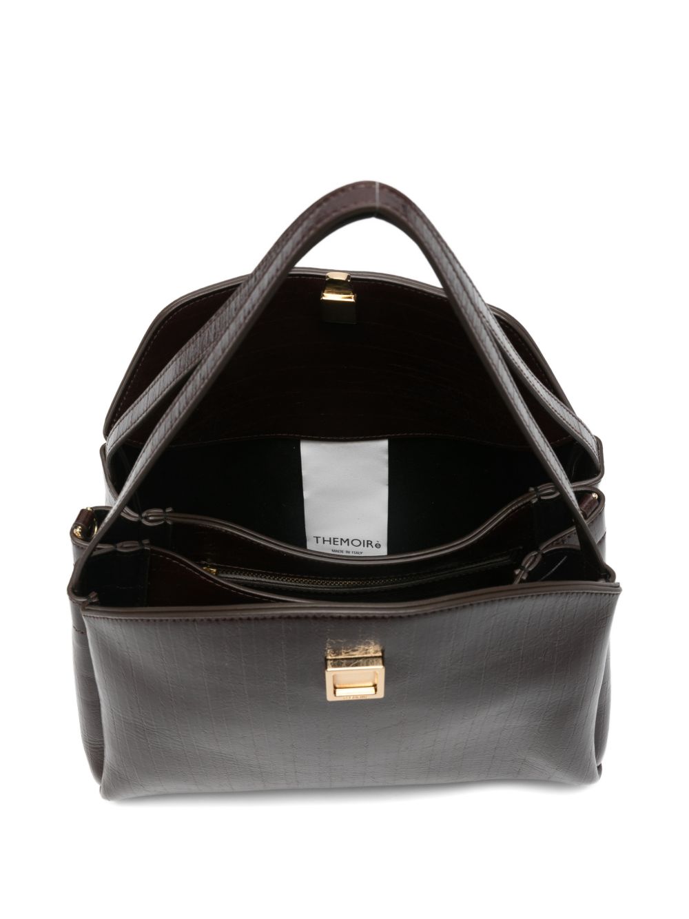 Borsa a spalla calipso in marrone Themoirè - donna 