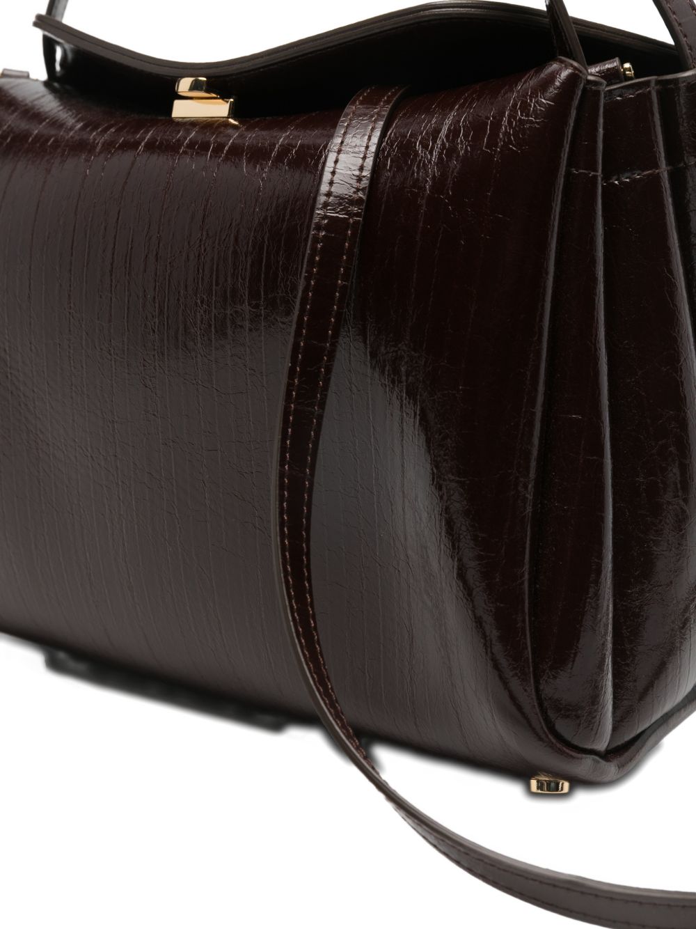 Borsa a spalla calipso in marrone Themoirè - donna 