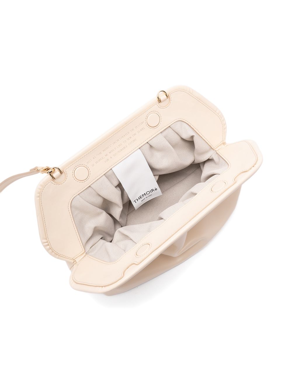 Clutch bios media in avorio Themoirè - donna 