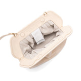 Clutch bios media in avorio Themoirè - donna 