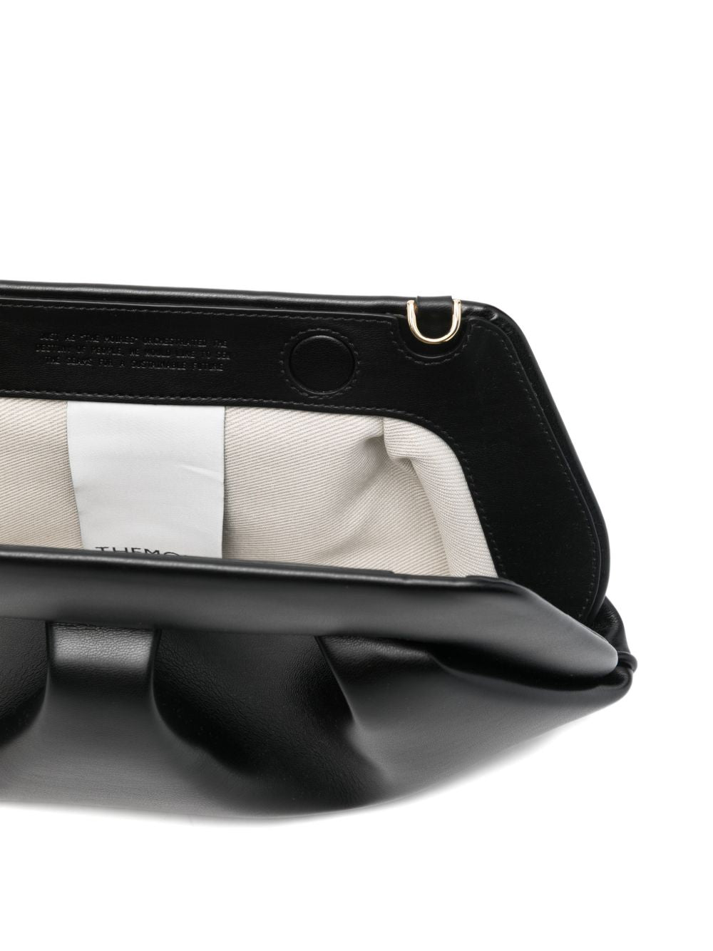 Clutch bios baguette in nero Themoirè - donna 