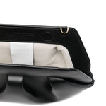Clutch bios baguette in nero Themoirè - donna 