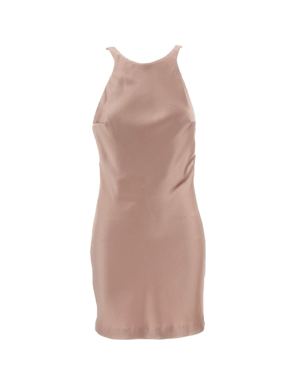 Abito corto Carmen con scollo in beige The Andamane - donna 