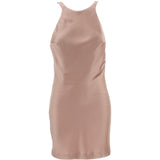 Abito corto Carmen con scollo in beige The Andamane - donna 