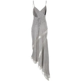 Abito Rosetta asimmetrico in grigio The Andamane - donna 