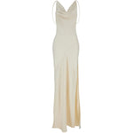 Abito con scollo a scialle in avorio The Andamane - donna 
