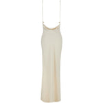 Abito con scollo a scialle in avorio The Andamane - donna 