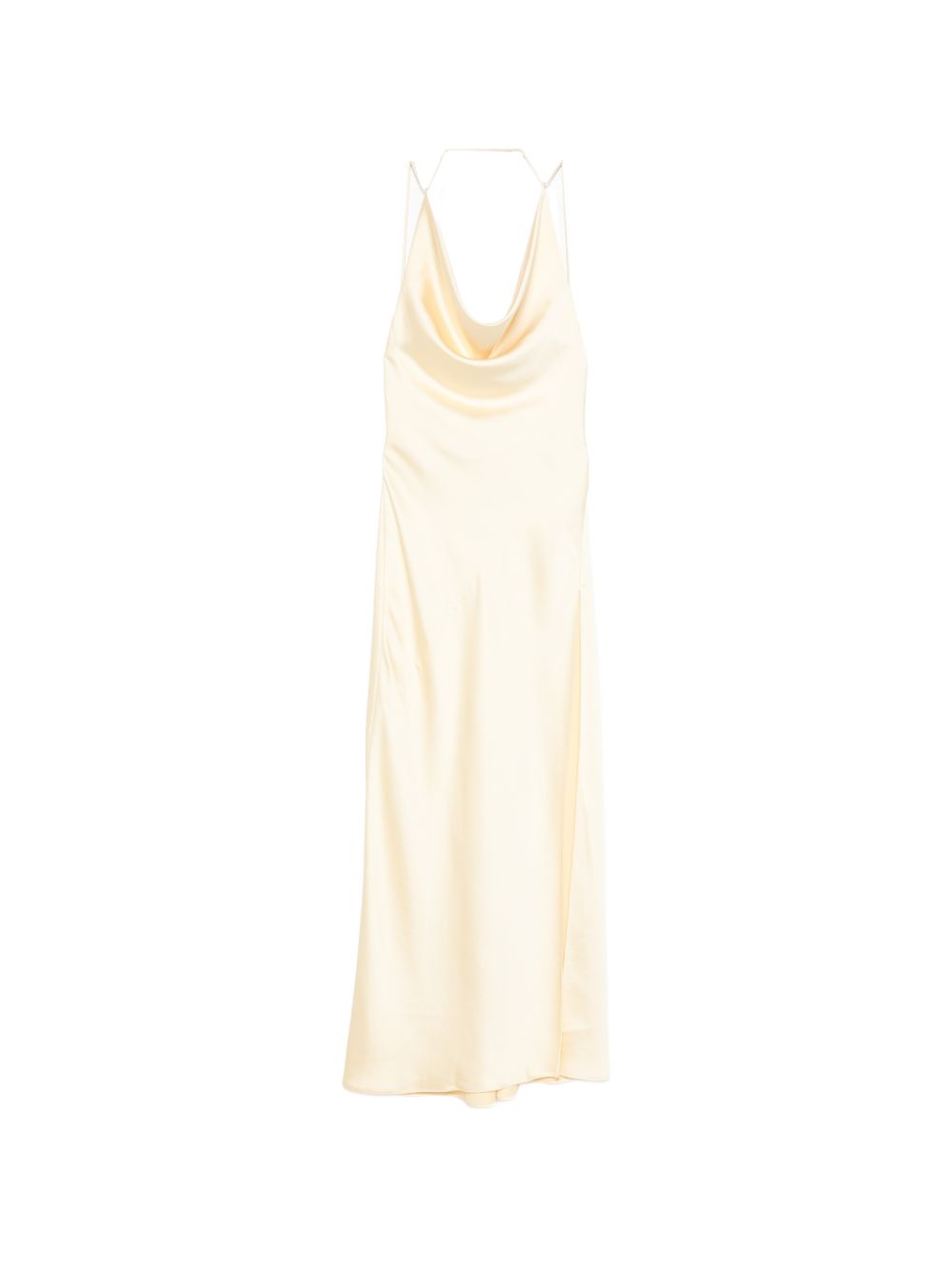 Abito con scollo a scialle in giallo chiaro The Andamane - donna 
