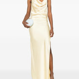 Abito con scollo a scialle in giallo chiaro The Andamane - donna 