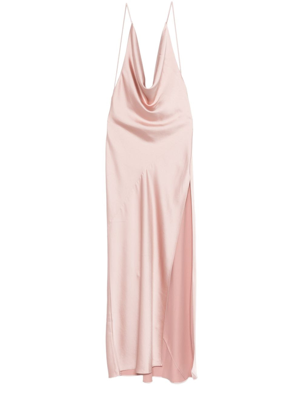 Abito con scollo a scialle in rosa The Andamane - donna 