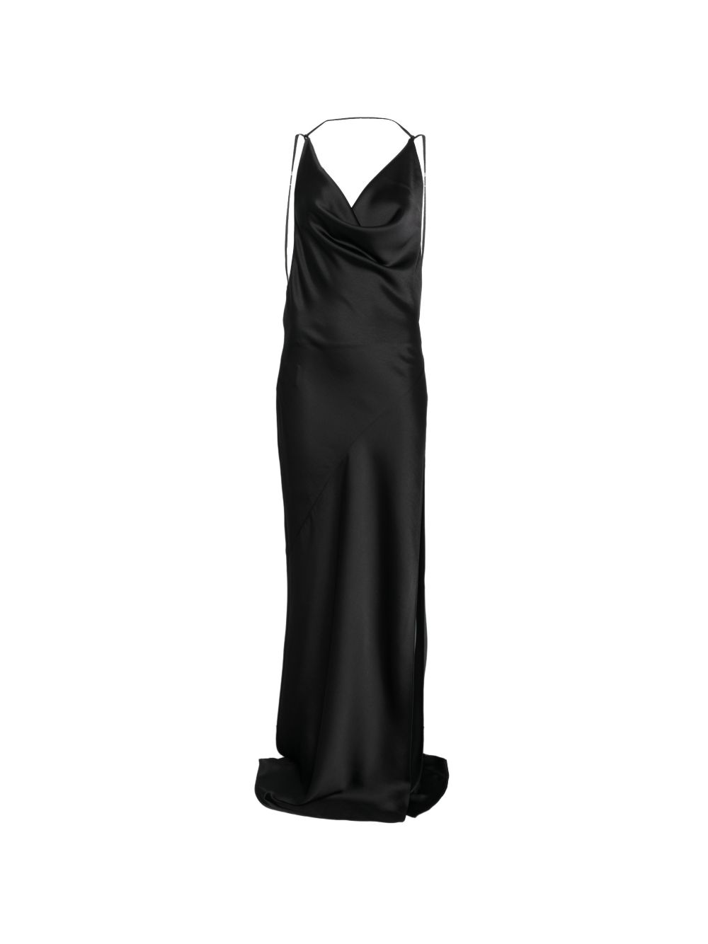 Abito con scollo a scialle in nero The Andamane - donna 