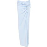 Gonna Zohra con arricciatura in azzurro the andamane - donna 