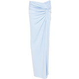 Gonna Zohra con arricciatura in azzurro the andamane - donna 