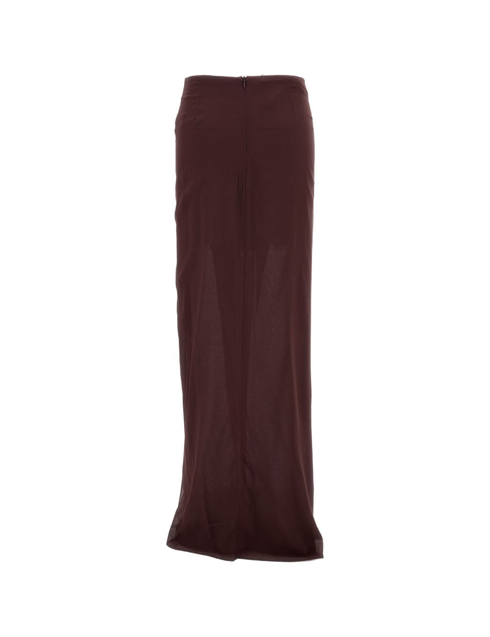 Gonna Phoebe con arricciatura in marrone the andamane - donna 