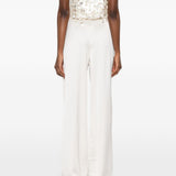 Pantaloni con pinces in bianco the andamane - donna 
