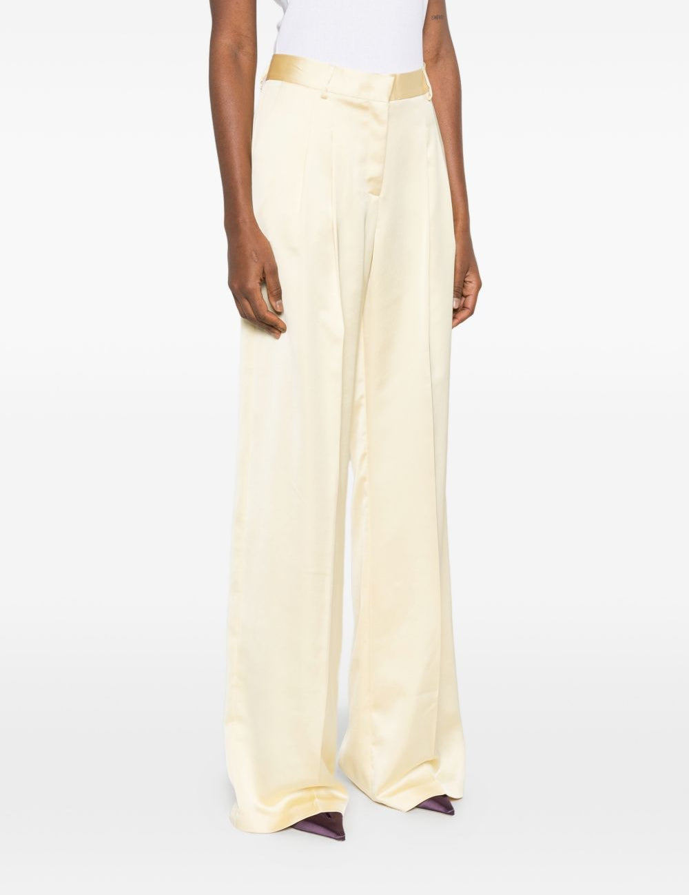 Pantaloni Nathalie in giallo chiaro the andamane - donna 