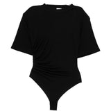 Tuta Drappeggiata Lennox in nero The andamane - donna 