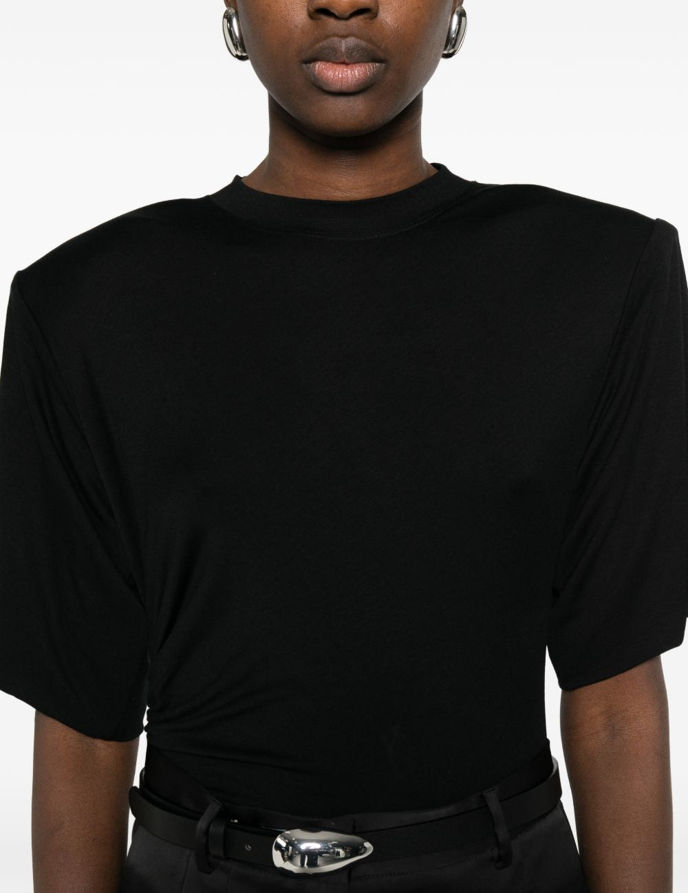 Tuta Drappeggiata Lennox in nero The andamane - donna 