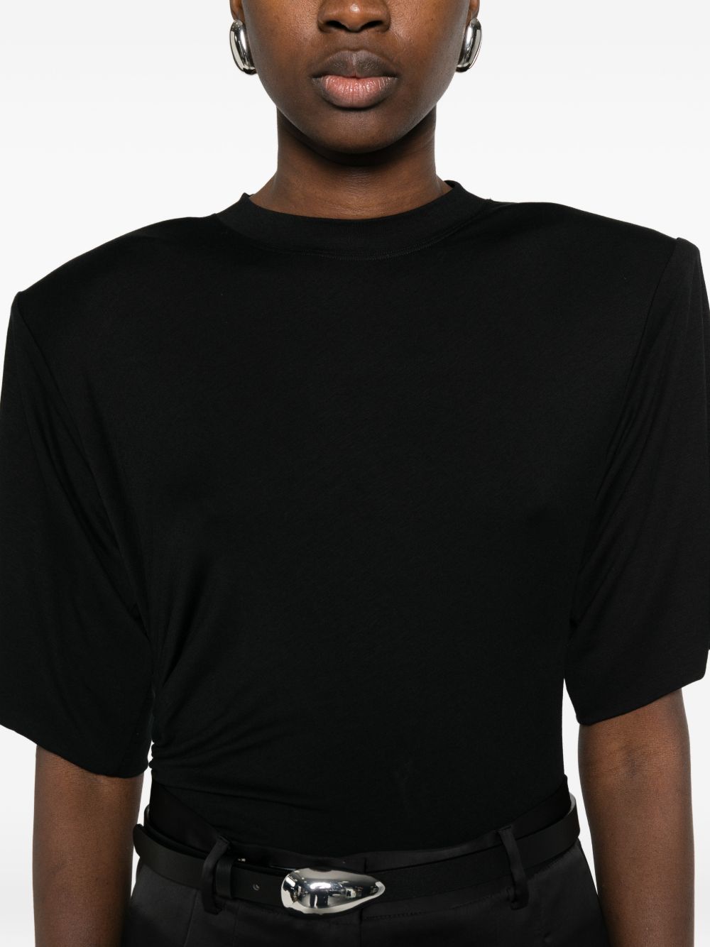 Tuta Drappeggiata Lennox in nero The andamane - donna 