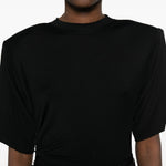 Tuta Drappeggiata Lennox in nero The andamane - donna 