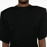 Tuta Drappeggiata Lennox in nero The andamane - donna 