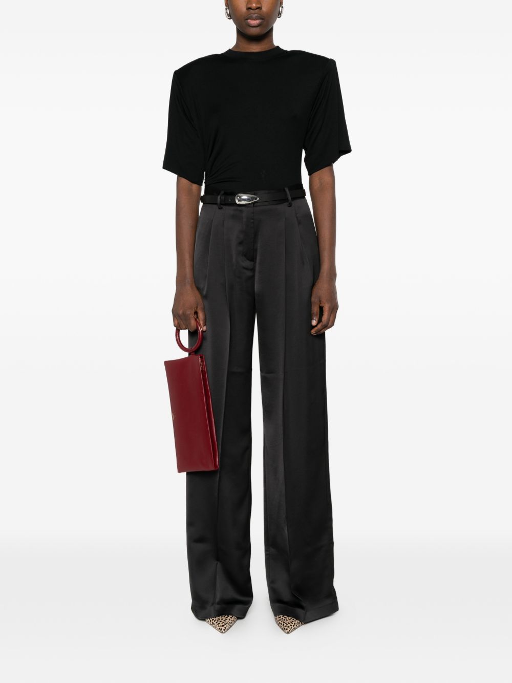 Tuta Drappeggiata Lennox in nero The andamane - donna 