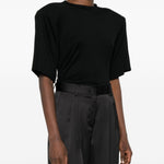 Tuta Drappeggiata Lennox in nero The andamane - donna 