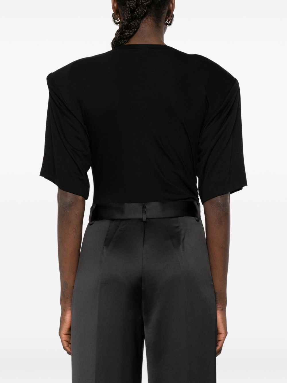 Tuta Drappeggiata Lennox in nero The andamane - donna 