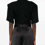 Tuta Drappeggiata Lennox in nero The andamane - donna 