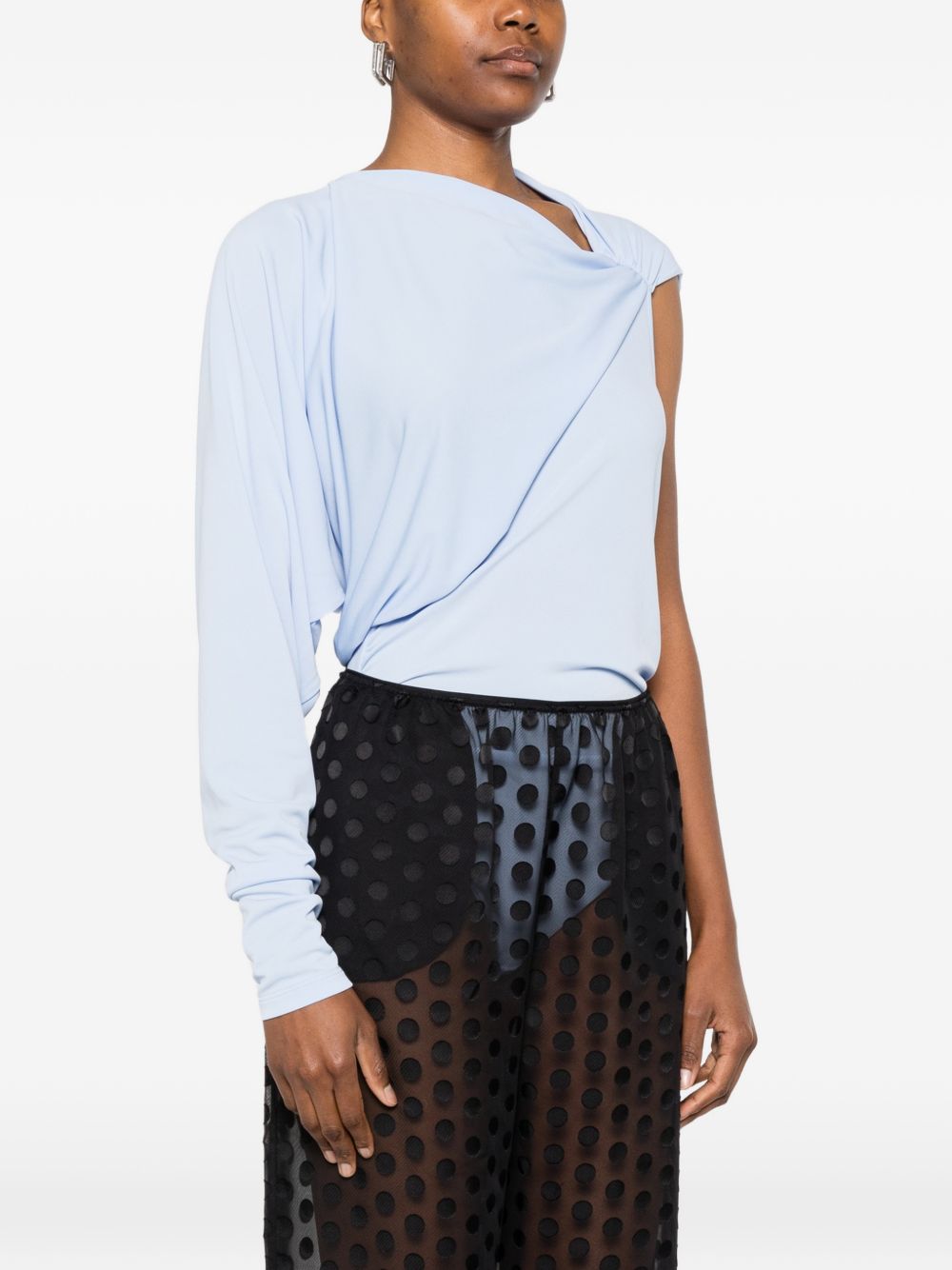 Body Serena drappeggiato in azzurro The andamane - donna 
