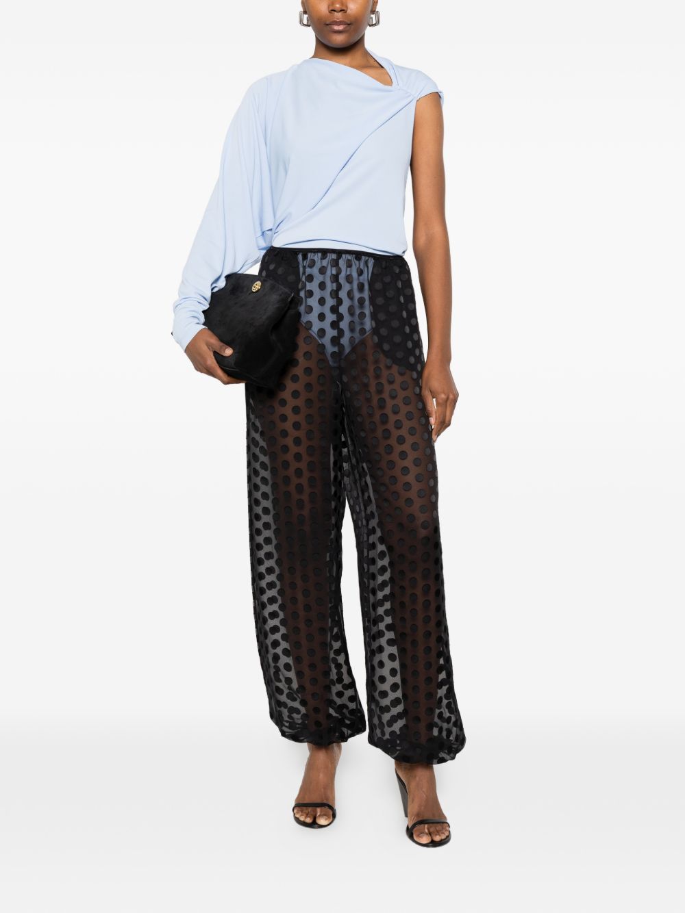 Body Serena drappeggiato in azzurro The andamane - donna 