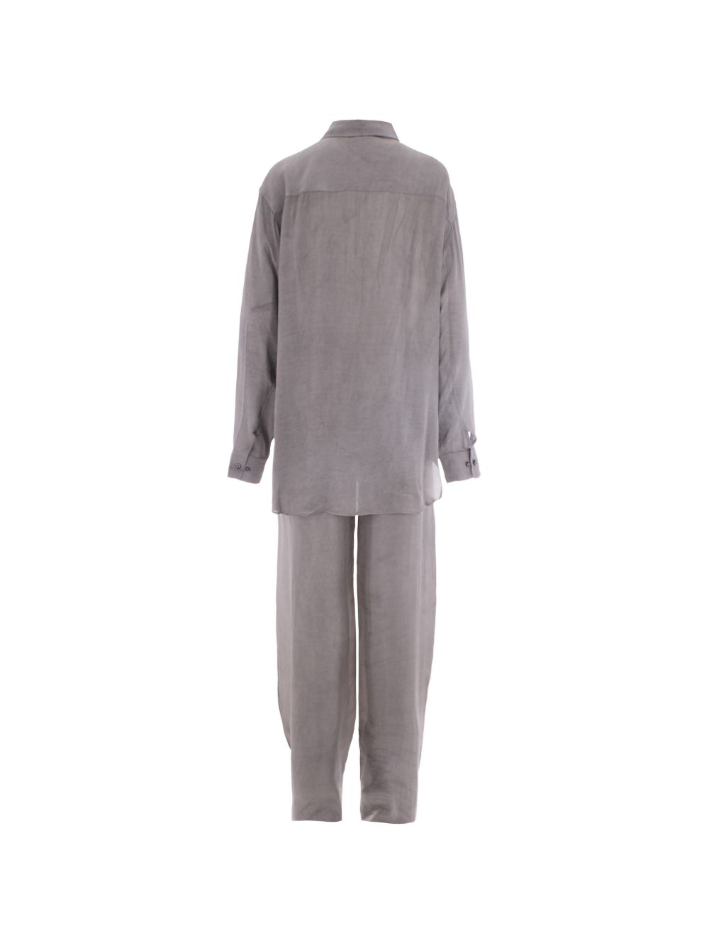 Completo due pezzi con coulisse in grigio the andamane - donna 