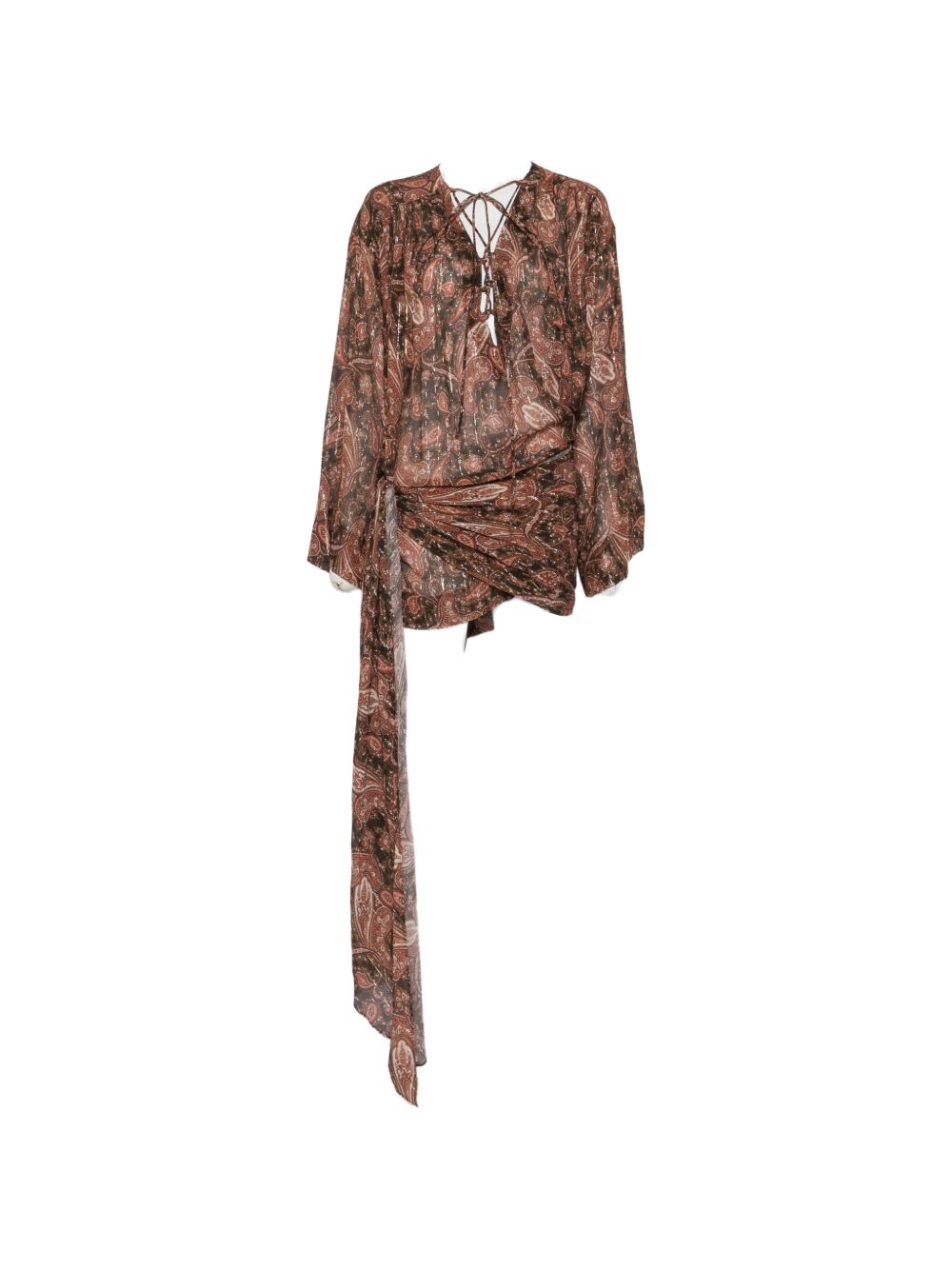 Abito multicolor con stampa paisley The andamane - donna 