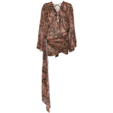 Abito multicolor con stampa paisley The andamane - donna 