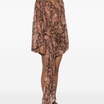 Abito multicolor con stampa paisley The andamane - donna 