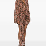 Abito multicolor con stampa paisley The andamane - donna 