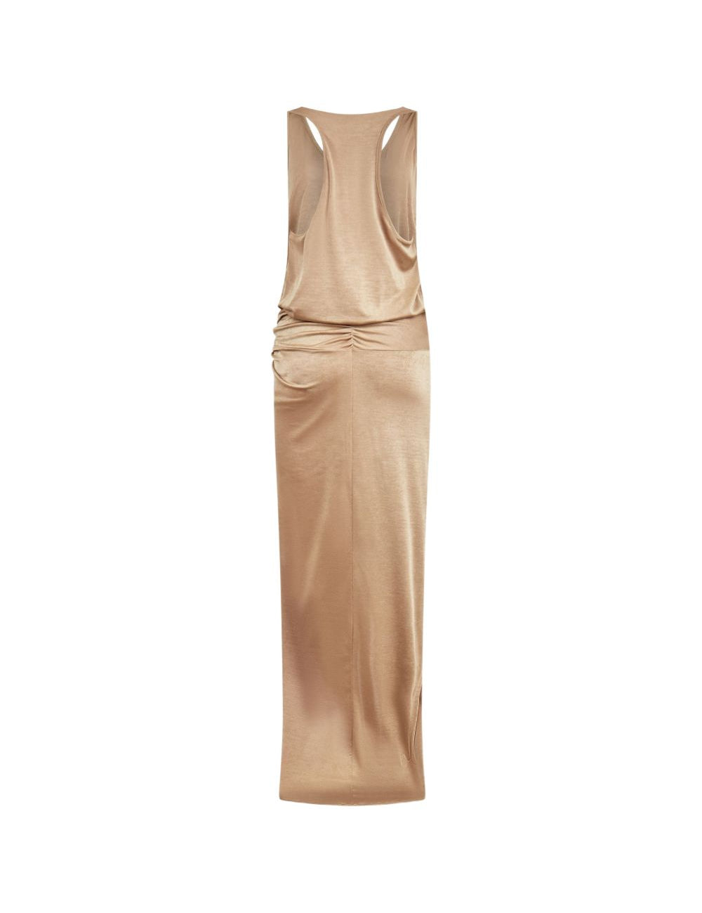 Abito lungo drappeggiato Juno color oro The andamane - donna 