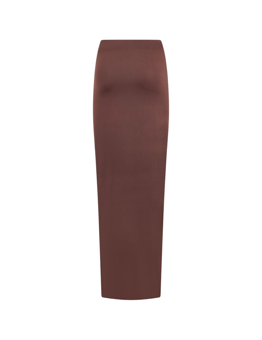 Gonna lunga drappeggiata anja in marrone The andamane - donna 