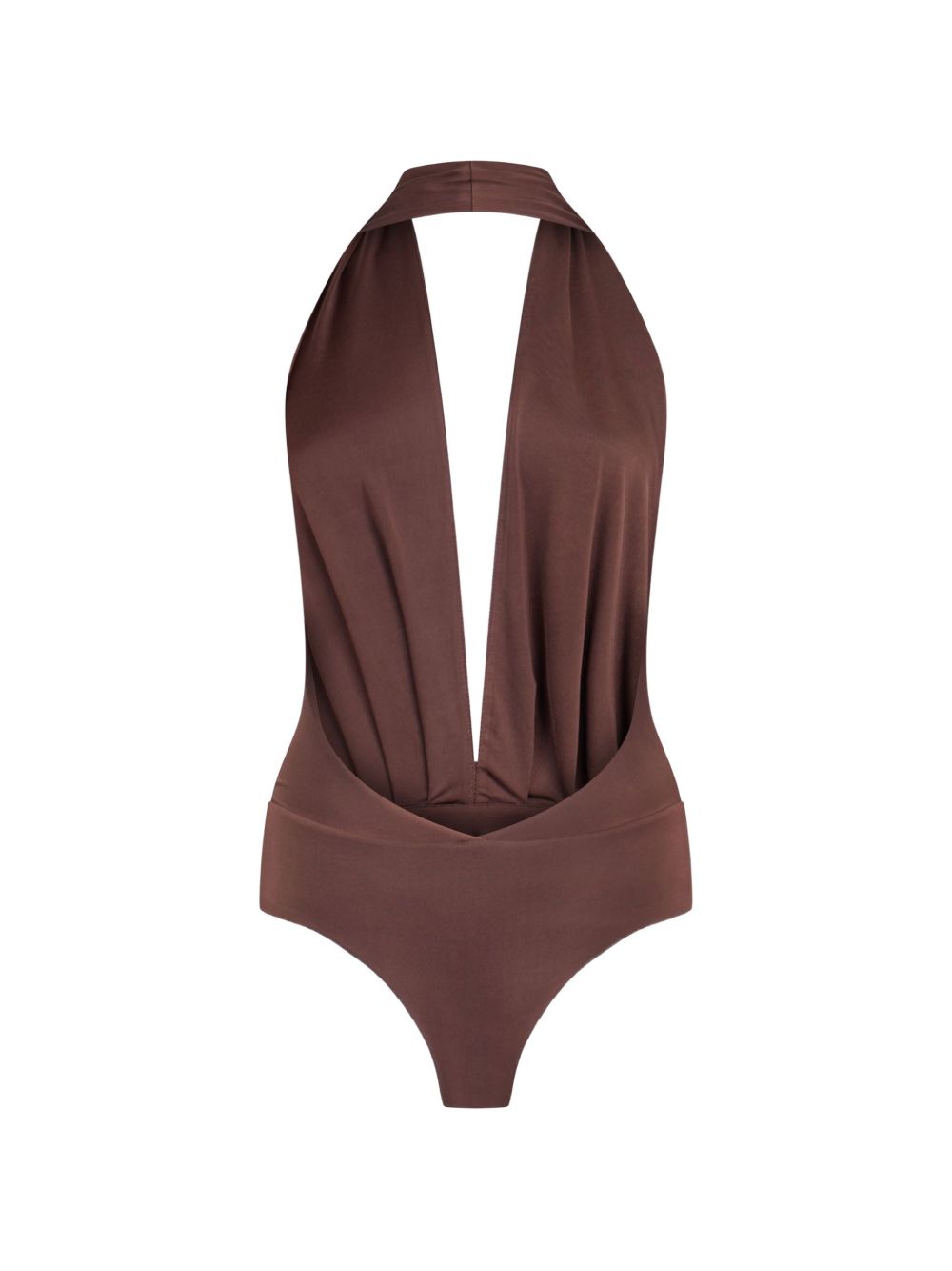 Body Zendaya drappeggiato in marrone The andamane - donna 