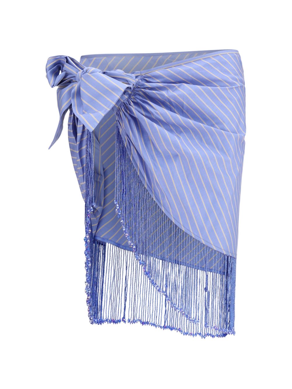 Pareo con frange dolly in celeste The andamane - donna 